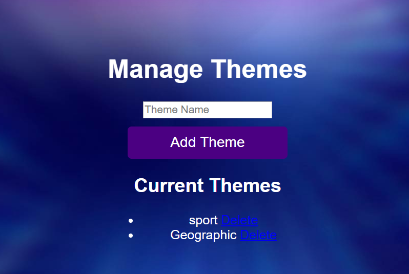 Theme Management